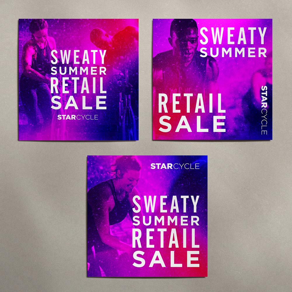 SC Sweaty Summer Retail Sale Social Posts